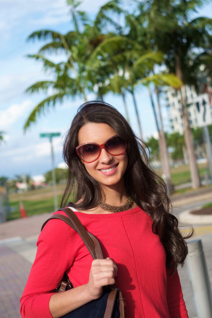 Young woman in Coral Gables